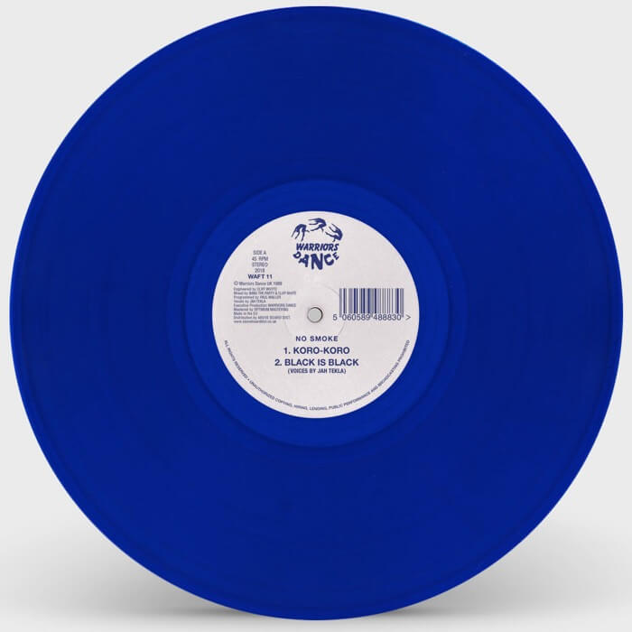 Blue transparent vinyl
