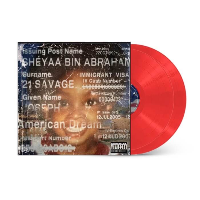 21 Savage  American Dream (Red Vinyl) – Serendeepity